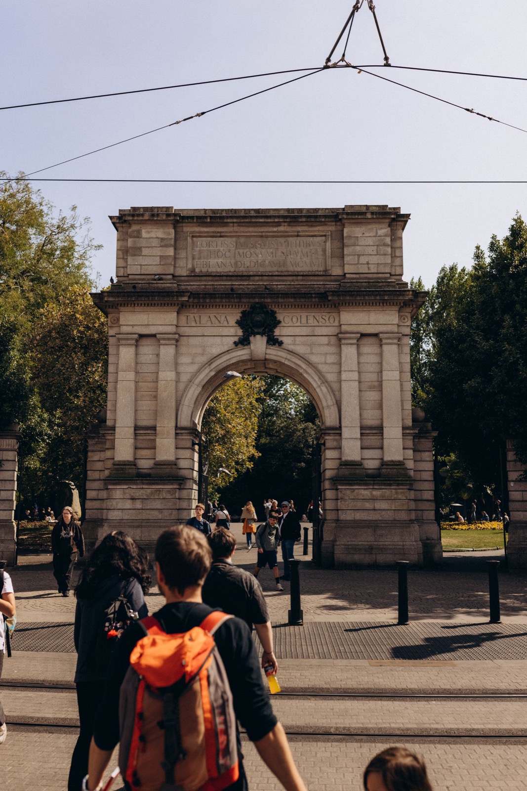 Le parc de St Stephen's Green, au bout de Grafton Street (photo : Pexels).