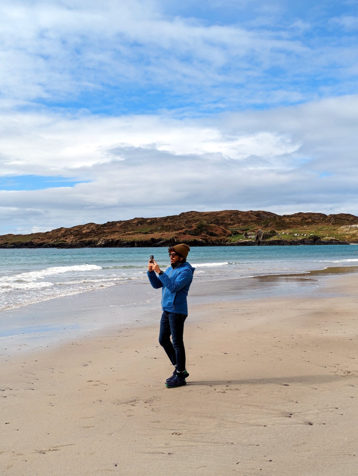 La plage de sable blanc de Derrynane, près de Caherdaniel (photo : Pierrick Nonnis).