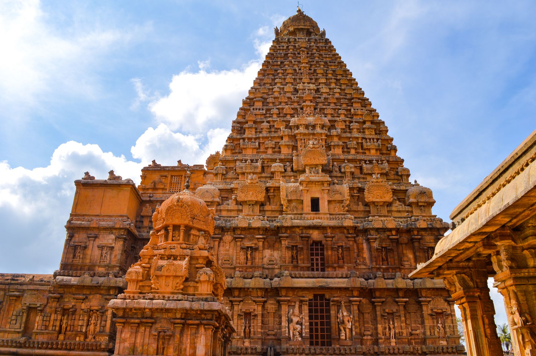 La tour de granit du temple de Brihadishvara à Thanjavur (photo : Pexels).