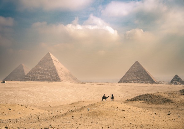 Les pyramides et le Sphinx de Gizeh