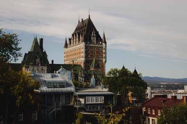 Le Château Frontenac et la terrasse Dufferin
