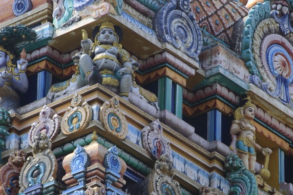 Le temple de Meenakshi à Madurai